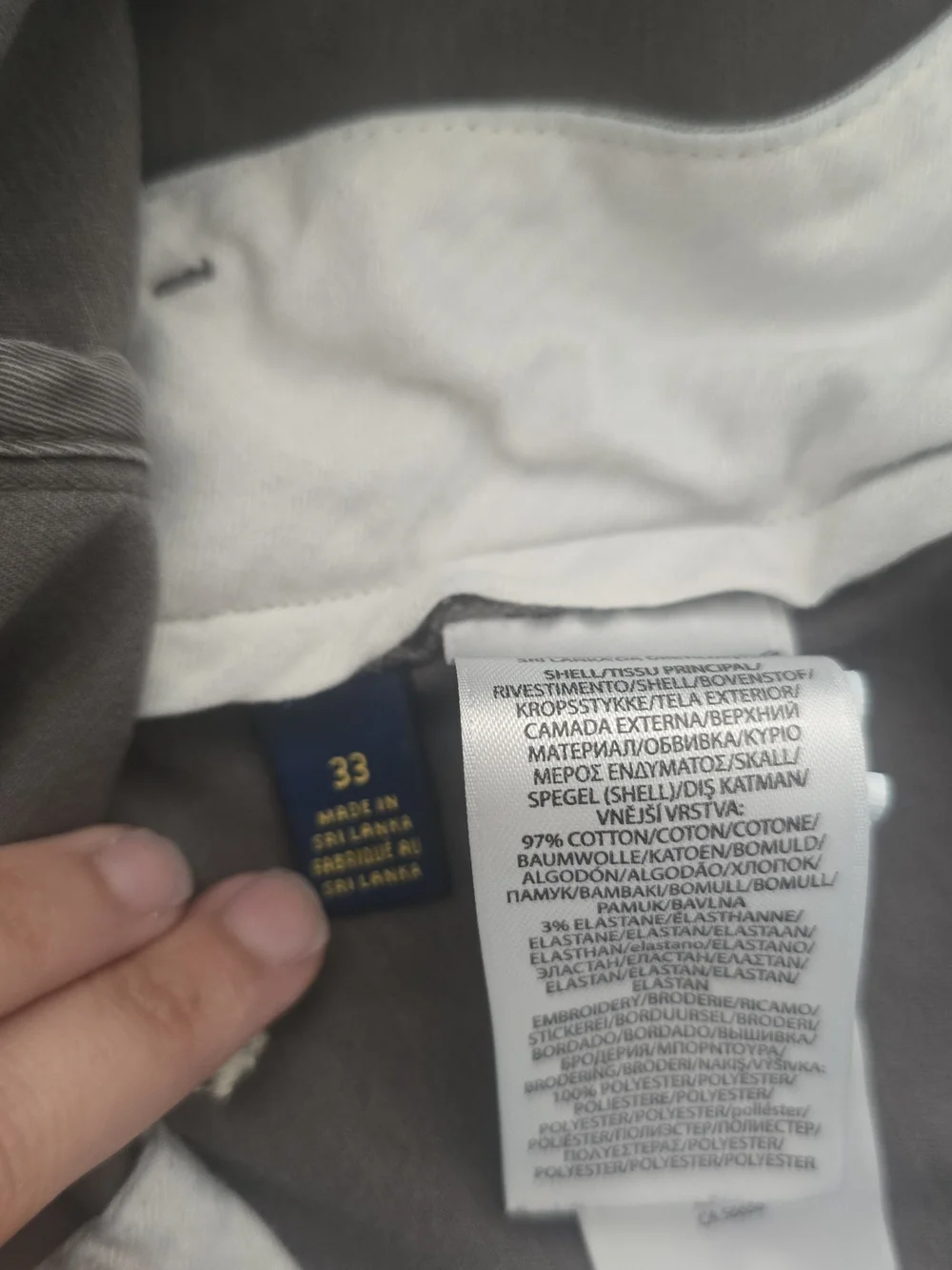 Polo Ralph Lauren Men's All Over Pony Classic Fit Shorts Gray Size 33